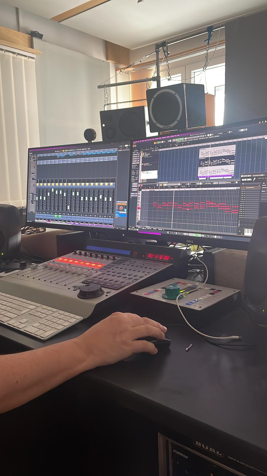 Studio session