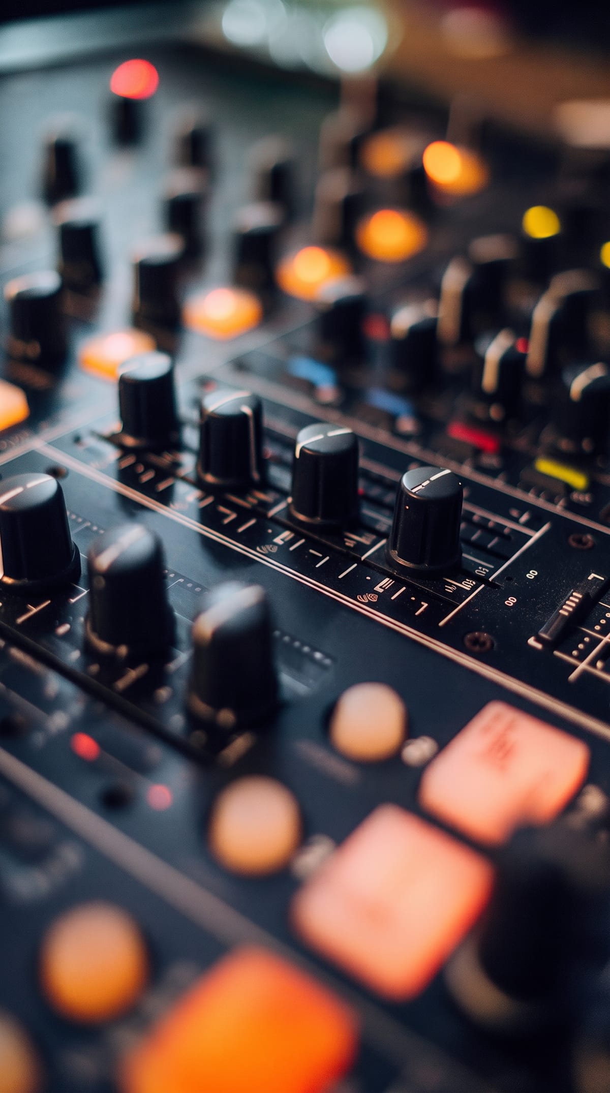 Console controls — the instrument of sonic authorship